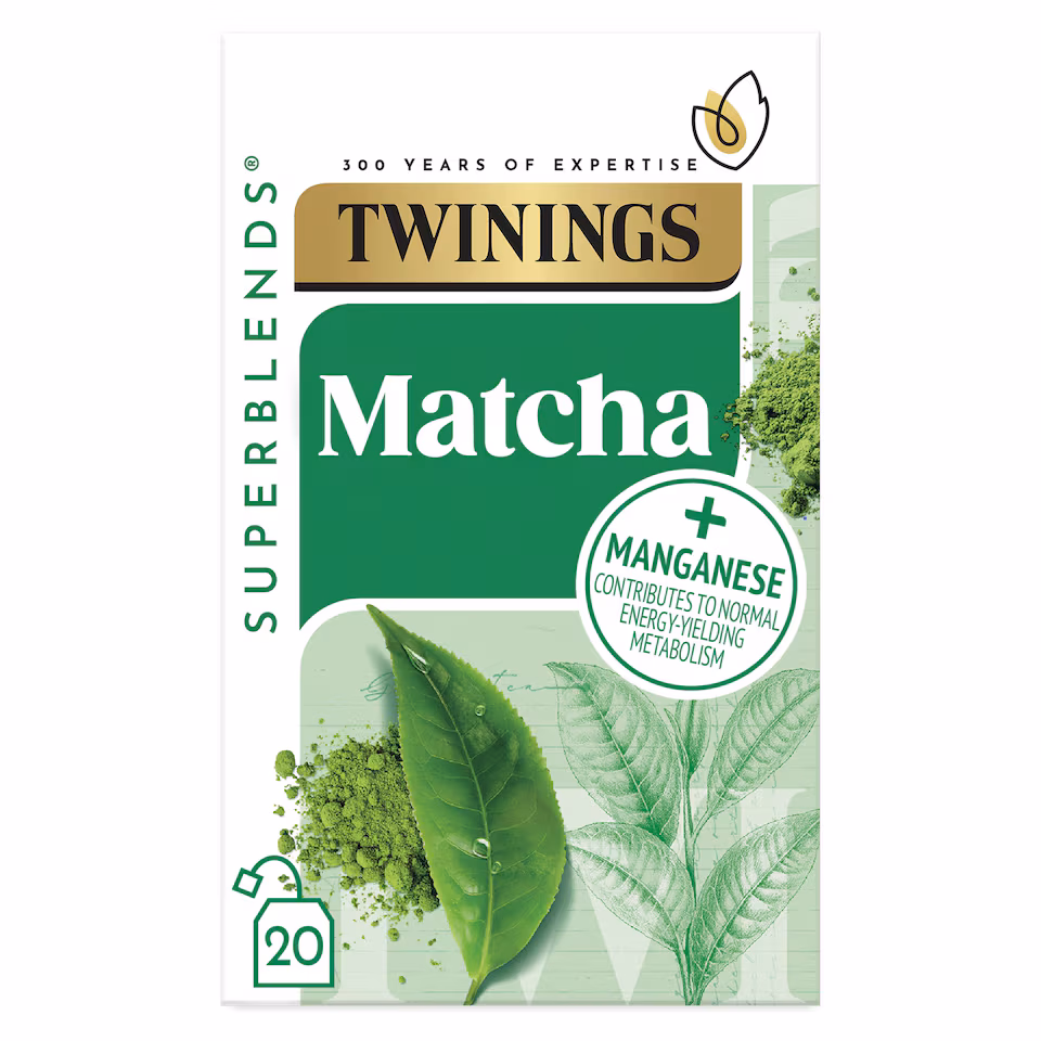 Twinings Superblends Super Green Matcha 20 Tea Bags 40g