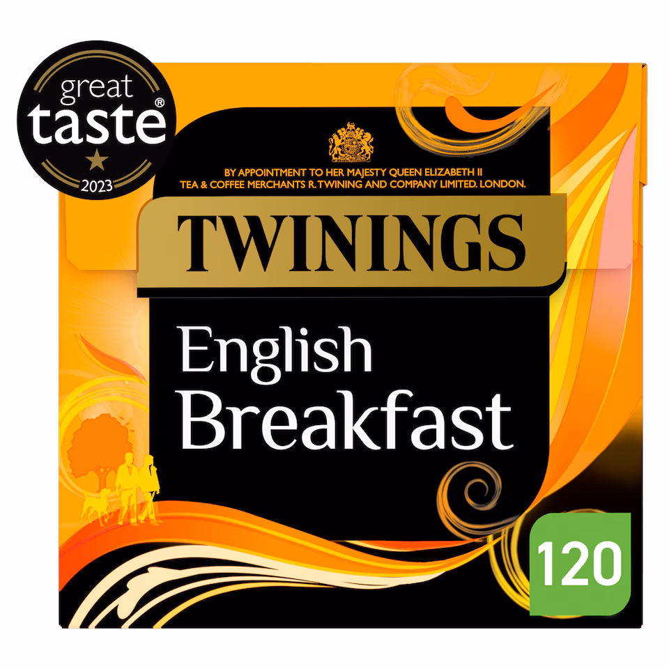 Twinings English Breakfast Tea Bags 120 Pack 300g