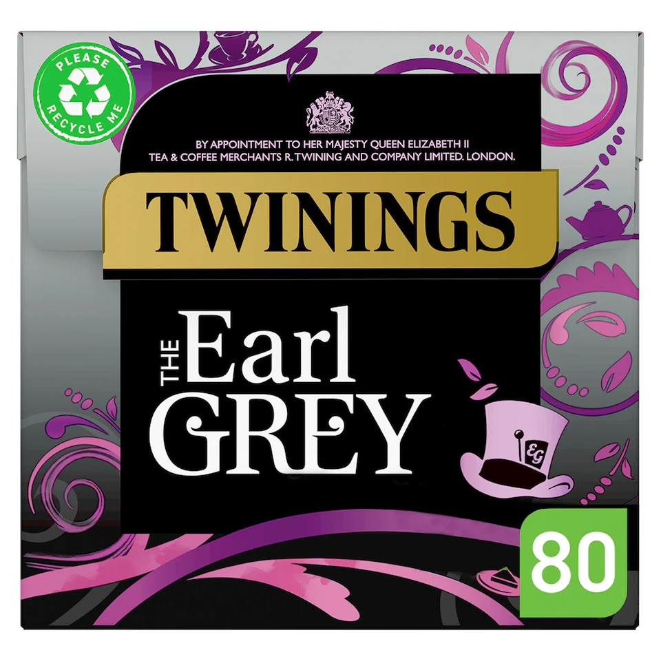 Twinings The Earl Grey Tea Bags 80 Pack 200g