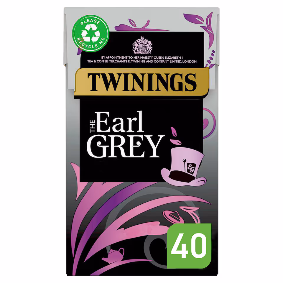 Twinings 40 Earl Grey T Bags 100G