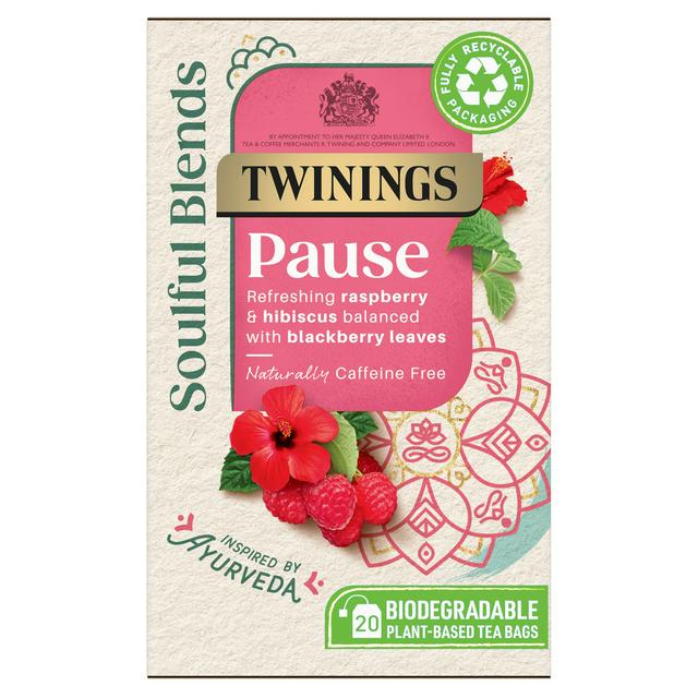 Twinings Soulful Blends Pause 20 Plant-Based Tea Bags 36g