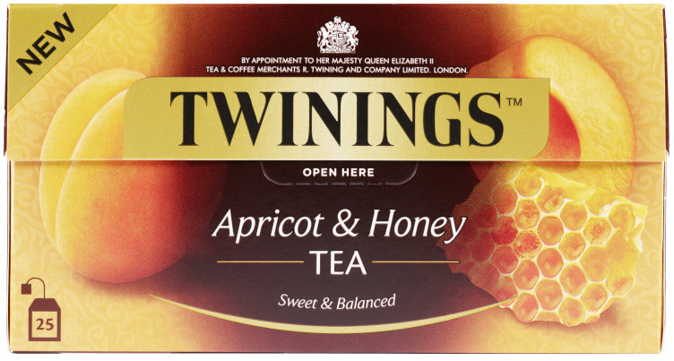 Aprikos&Honning Te 25pos Twinings