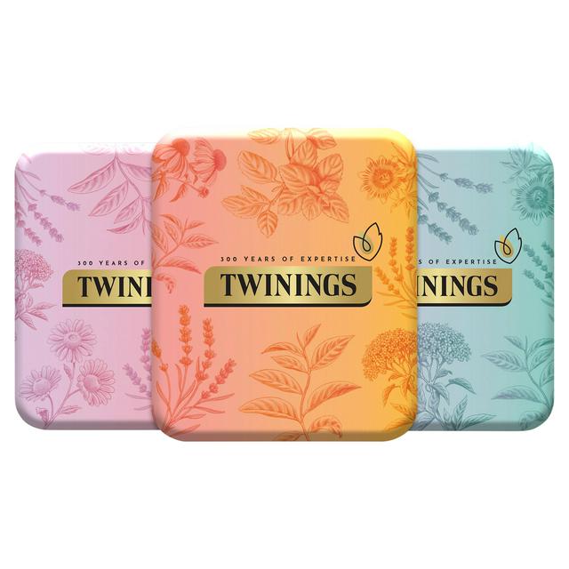 Twinings Pocket Tin Gift with 4 Tea Bags (1 Tin, Colour May Vary)