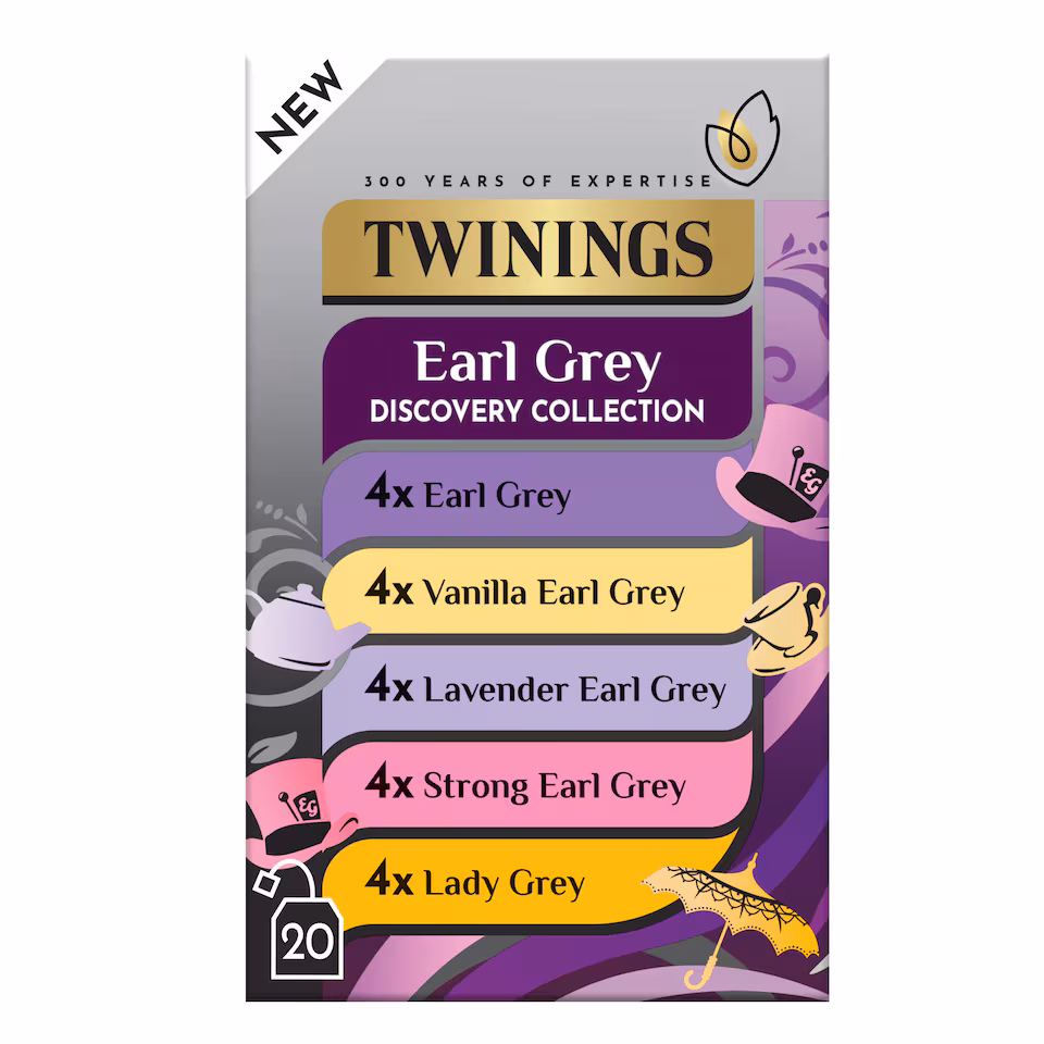 Twinings Earl Grey Discovery Collection 20 Tea Bags 40g
