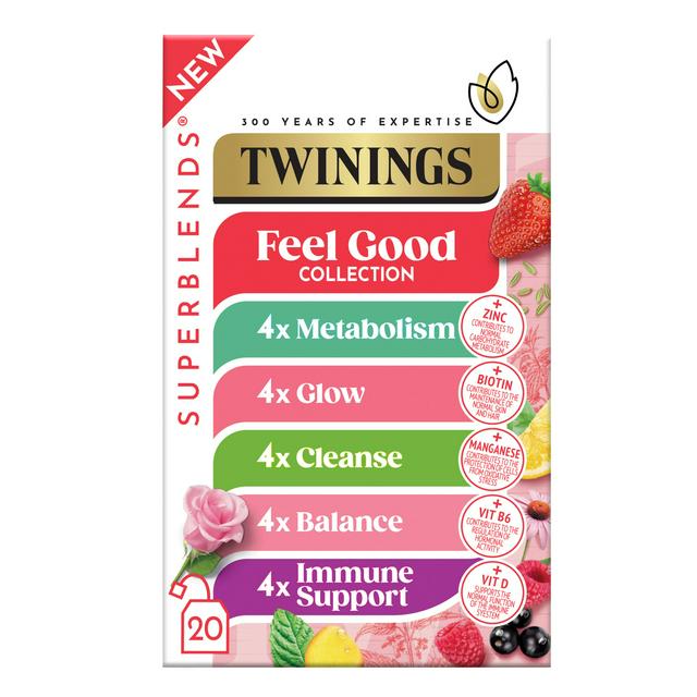 Twinings Superblends Feel Good Collection Tea Bags x20 38.4g