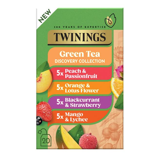 Twinings 20 x Green Tea Discovery Collection Tea Bags 35g