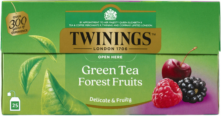 Skogsbær Grønn Te 25pos Twinings