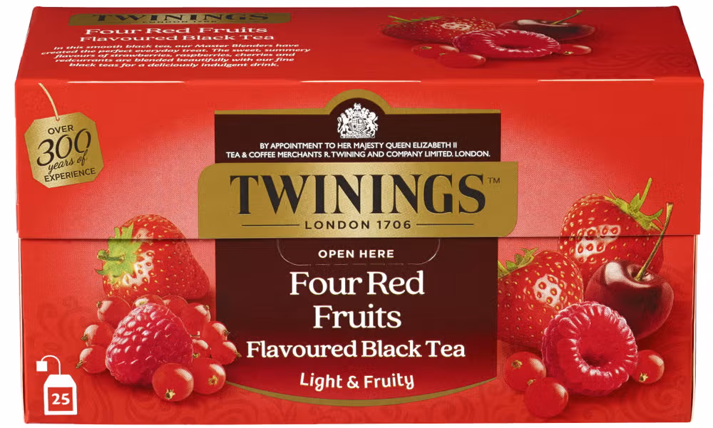 Four Red Fruits Tea 25 poser, 25 stk