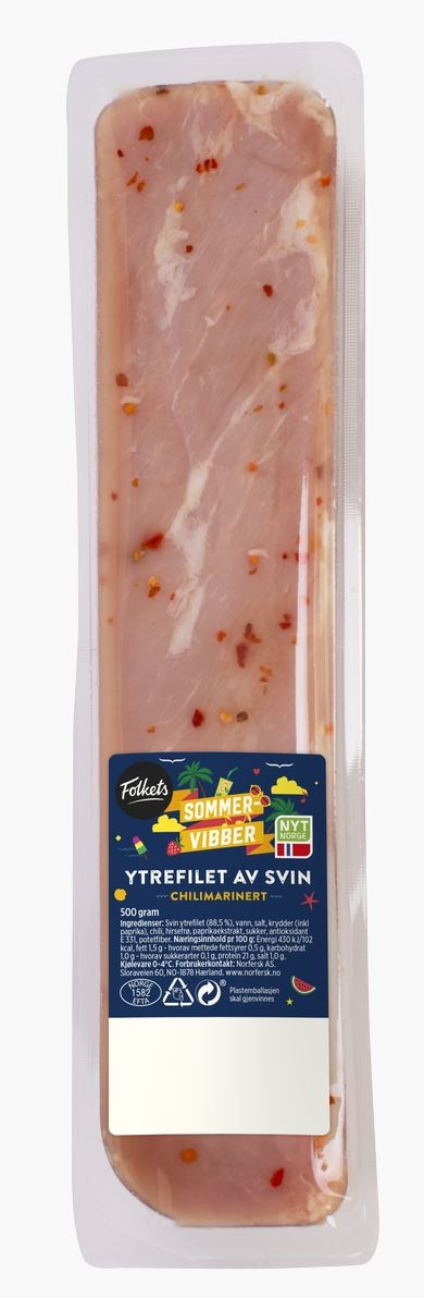 Svin Ytrefilet Chilimarinert 500g Sommervibber