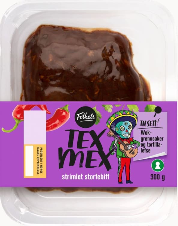 Storfestrimler Texmex 300g Folkets