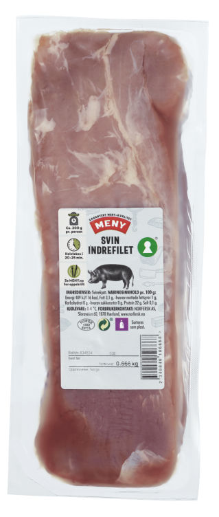 Svin Indrefilet hel Ca500g Meny