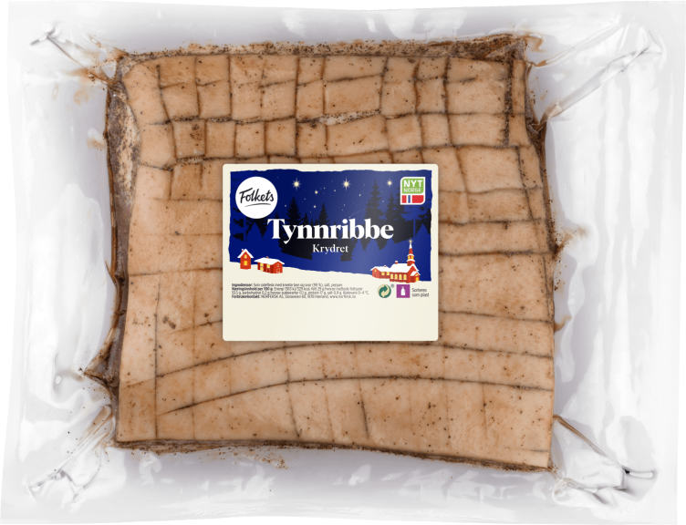 Svin Tynnribbe Krydret Ca3kg Folkets