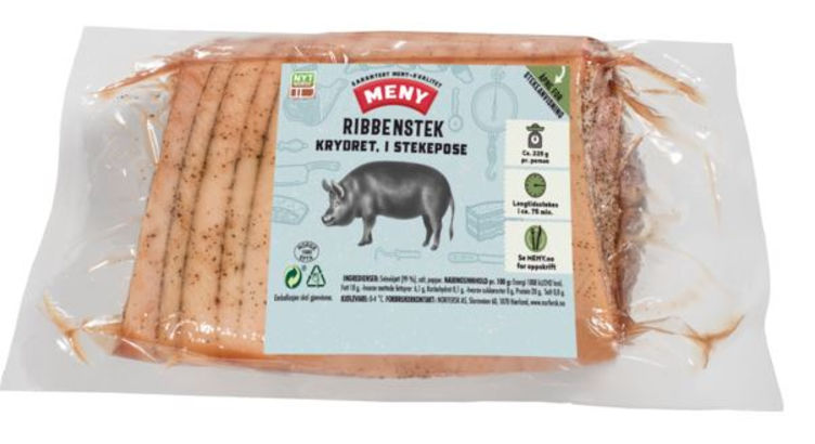Svin Ribbenstek Krydret i Stekepose Ca1,3kg Meny