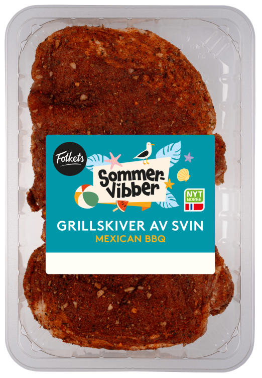 Svin Grillskiver Krydret Ca460g Sommervibber