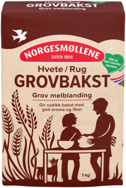 Grovbakst, 1kg Norgesmøllene