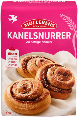 Kanelsnurrer 1kg Møllerens