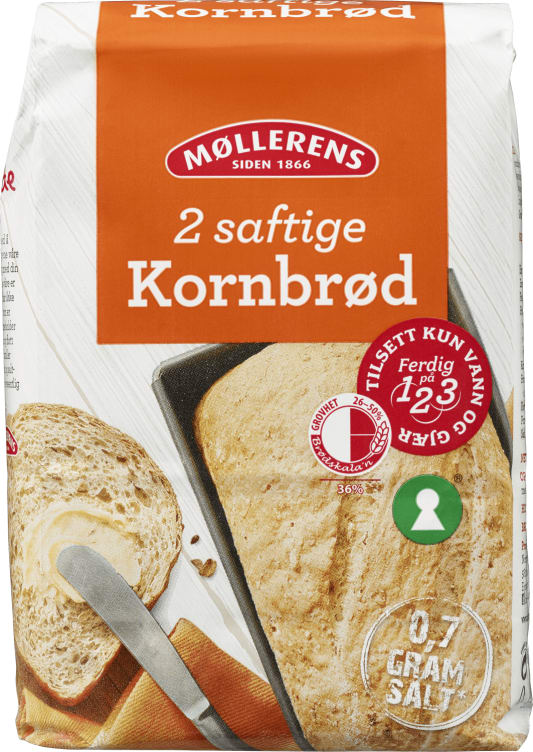 Kornbrød Melmiks 1kg Møllerens