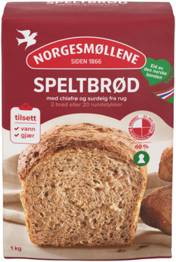 Speltbrød 1kg, Norgesmøllene