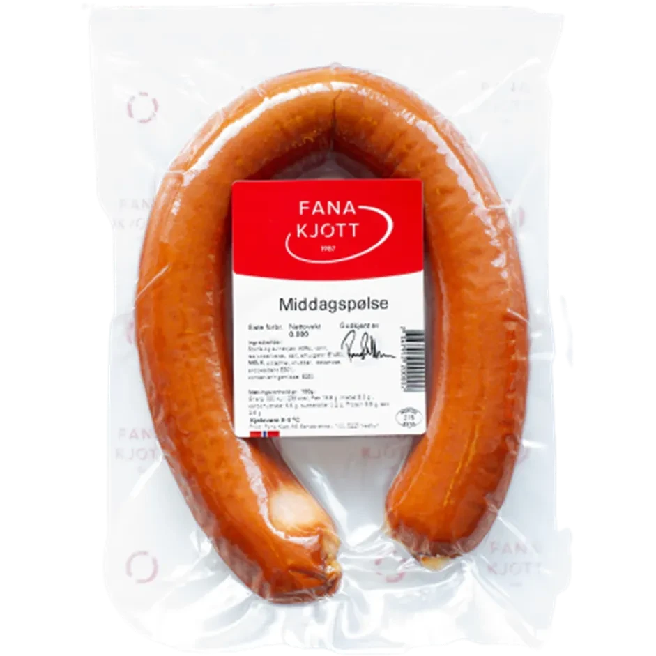 Fana Kjøtt Middagspølse 500g