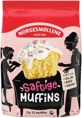 Muffins Saftige 425g Norgesmøllene