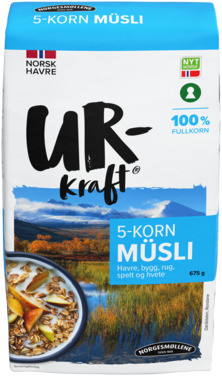 Müsli 5-korn 675g, Urkraft