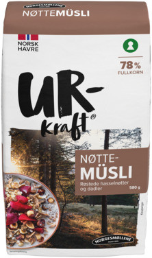 Müsli Nøtte, 580g Urkraft