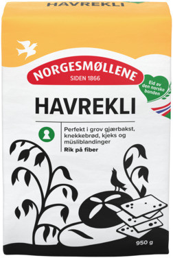 Havrekli, 950g Norgesmøllene