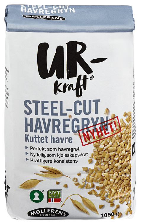 Havregryn Steel Cut 1050g Urkraft