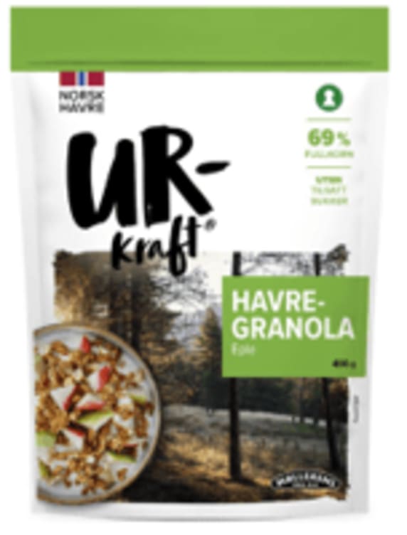 Havregranola Eple 400g Urkraft