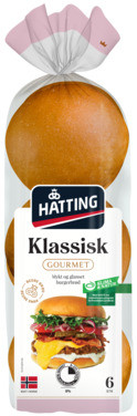 True Style Bistro Hamburgerbrød 63gx6stk Hatting