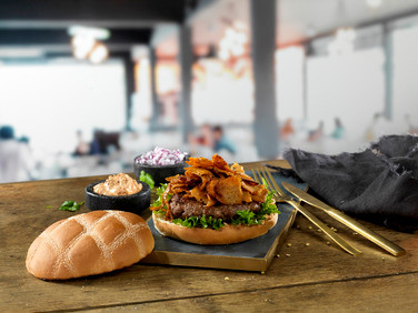 Hamburgerbrød Buffalo 90gx48stk Hatting