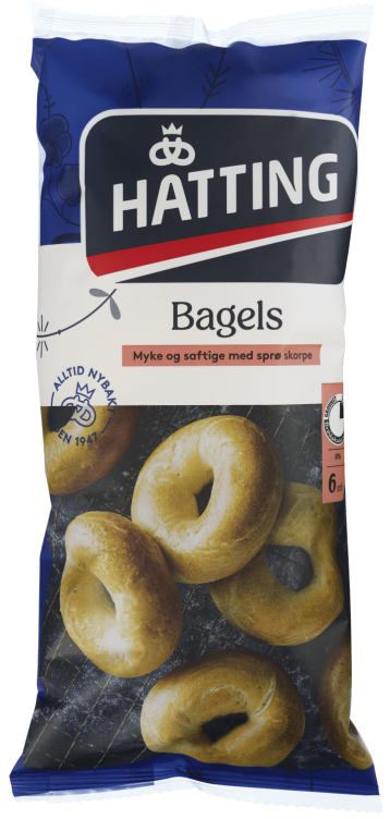 Bagels 6stk 510g Hatting