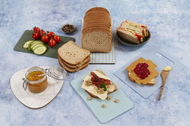 Skåret Formstekt Grovt Matpakkebrød 750gx9stk