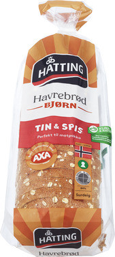 Havrebrød Bjørn 700g Hatting