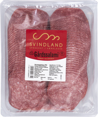 Gårds-salami 1kg Skåret
