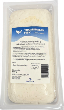 Fiskepudding 660g Tromsdalen Tromsdalen Fisk