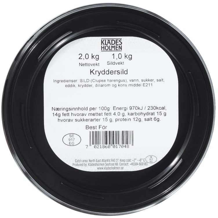 Kryddersildfilet 2kg Enghav