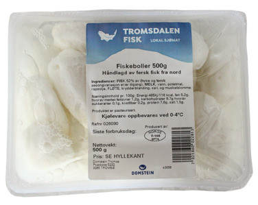 Fiskeboller Fine 500g Tromsdalen