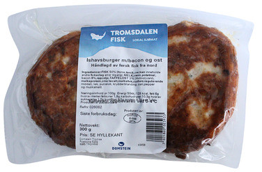 Ishavsburger m/Ost & Bacon 150g Tromsdalen