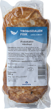 Fiskekaker Håndlaget Tromsdalen Tromsdalen Fisk