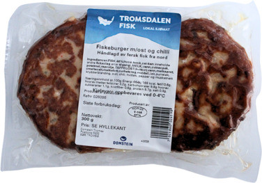 Fiskeburger m/Chili og Ost