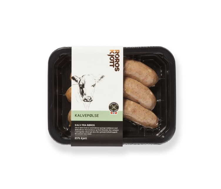 Kalvepølse 240g Røroskjøtt