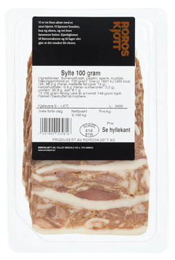 Sylte Skivet 100g Røroskjøtt