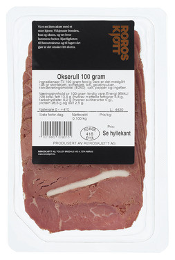 Okserull 100g Røroskjøtt