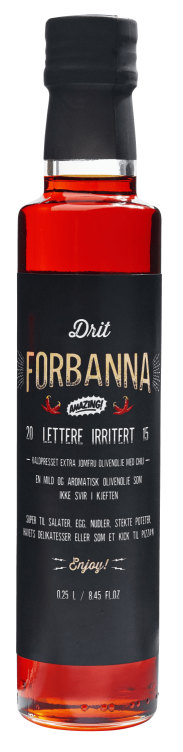 Lettere Irritert Chiliolje 250ml Drit Forbanna