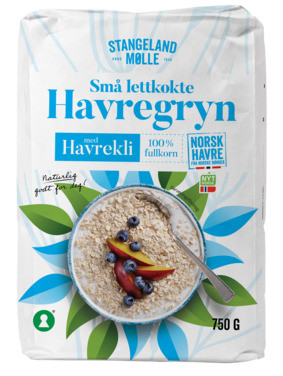 Havregryn med Havrekli Dpak7500g Stangeland Mølle
