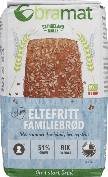 Familiebrød 600g Bramat