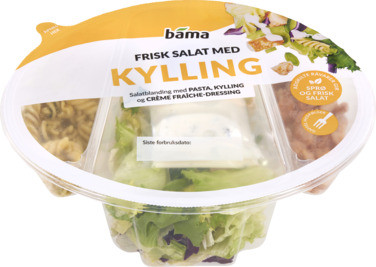 Kyllingsalat med Crème Fraîche Dressing 225g Bama