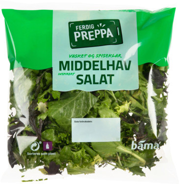 Middelhavsalat 80g Ferdig Preppa
