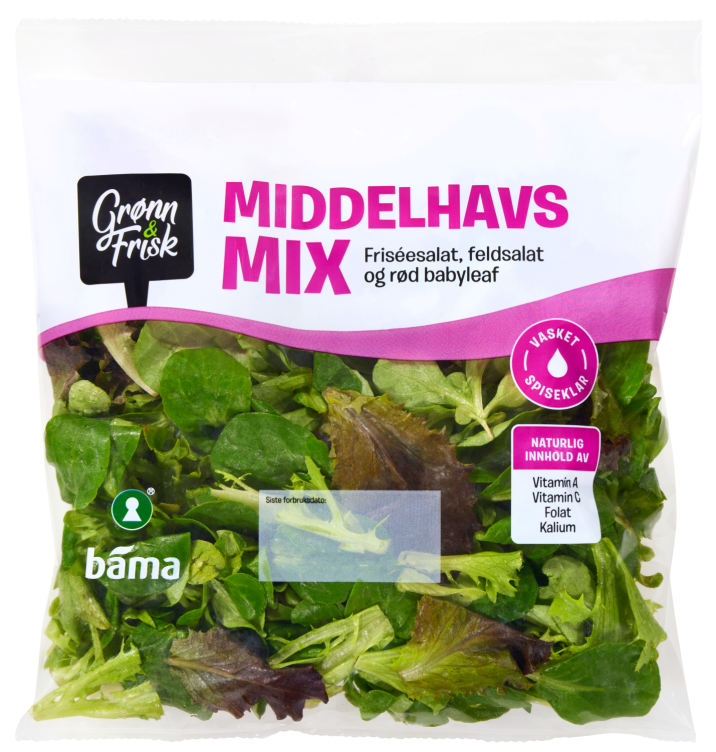 Middelhavs Mix 100g Grønn&Frisk